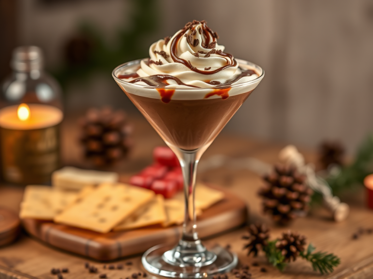Frozen Hot Chocolate Martini