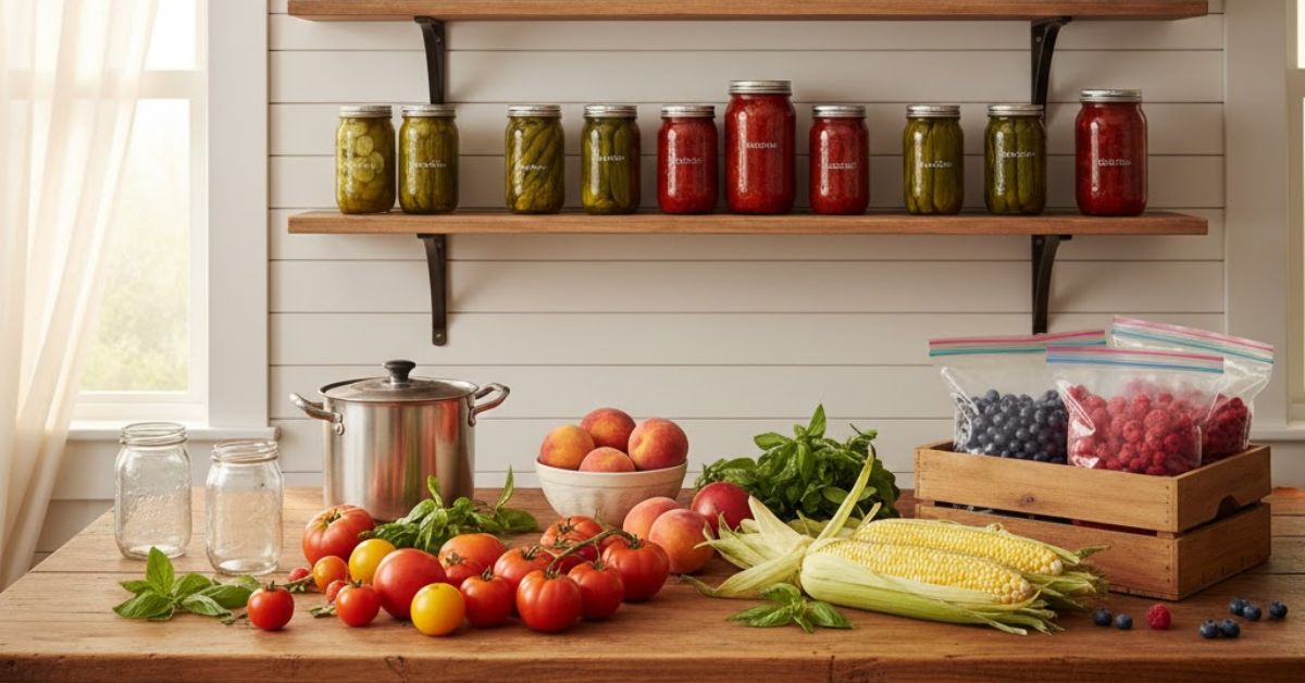 Preserving Summer Produce Simply